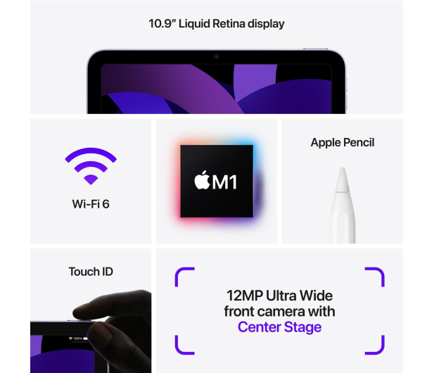 Apple iPad Air 10,9" 5gen 64GB Wi-Fi Space Gray - 730563 - zdjęcie 8